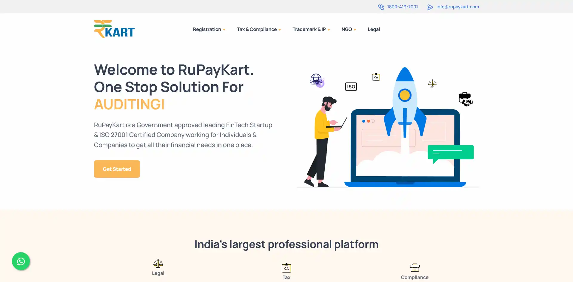 portfolio website Saroma Solutions